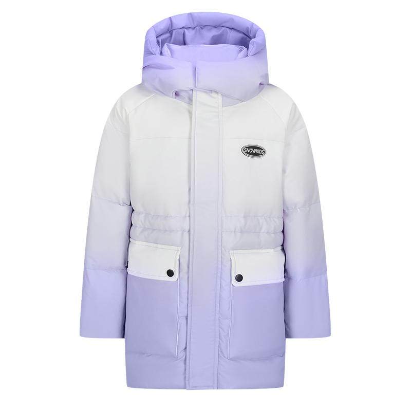 雪中飞kids儿童羽绒服女童2025冬季新款中大童装加厚防寒保暖外套