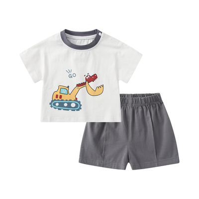 男女宝宝套装男童分体两件套