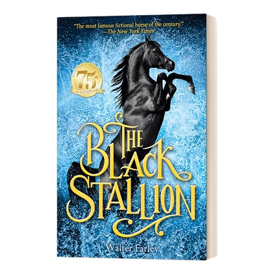 英文原版 The Black Stallion Black Stallion 黑神驹 黑神驹系列 Walter Farley 青少年骑马动作冒险小说 英文版 进口英语书籍