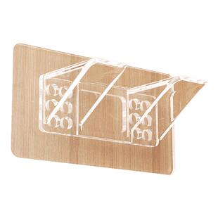 无痕粘贴免打孔层板拖橱柜子隔板托角码板托粘胶分层收纳支撑托架