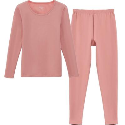 华友源纯棉圆领高领女士保暖内衣