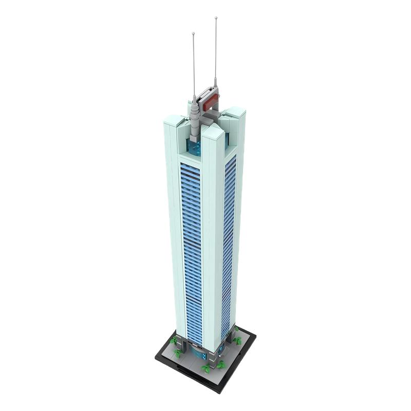 中信广场积木1800比例建筑模型