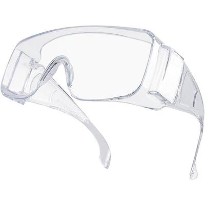 代尔塔护目镜防冲击打磨防飞溅访客透明防护防尘防风沙镜劳保眼镜