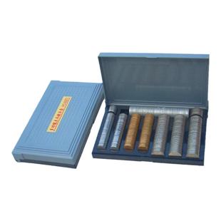 老版新版一元五角新1角硬币盒 超市零钱收纳盒放币点币分币盒数钱盒子多功能硬币盒硬币清点器点数盒专用