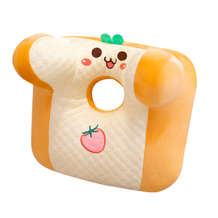 冰丝午睡枕趴睡枕办公室工位仰睡枕头学生椅子靠垫午休腰靠枕抱枕