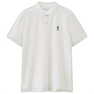 佐丹奴Polo男装猫头鹰刺绣针织弹力珠地布短袖POLO 13013201