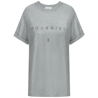 COCOBELLA立体字母刺绣短袖