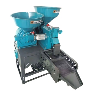 新款劲松细糠碾米机家用打米机粉碎一体机稻谷小米剥壳玉米粉碎机
