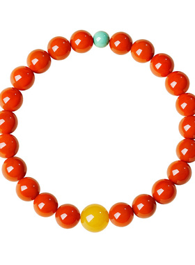 宫里上新天然正品南红玛瑙手串