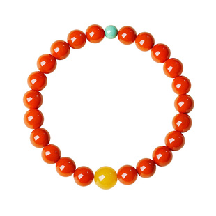 宫里上新南红玛瑙手串女款正品官方旗舰店红色生日本命年新年礼物