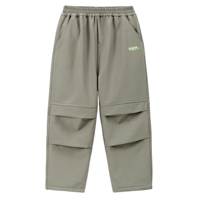 男童裤子加绒冬季儿童工装裤