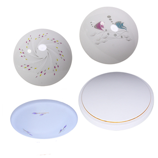 亚克力圆形吸顶灯灯罩外壳罩吸顶灯罩外壳罩灯盖led灯罩简约现代