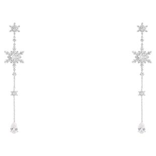 适合冬天的耳环女长款流苏夸张气质大气雪花耳饰坠轻奢高级感耳钉