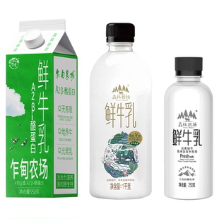 乍甸鲜奶森林牧场巴氏鲜牛乳儿童营养早餐奶低温鲜奶冷链送货上门