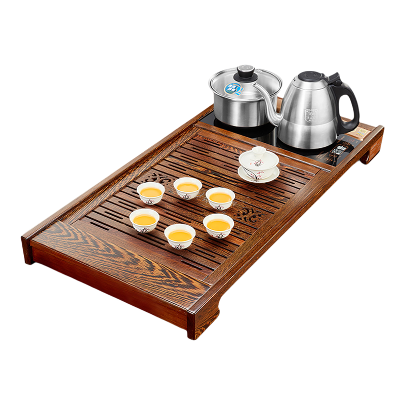 金灶鸡翅木茶盘家用客厅茶具托盘