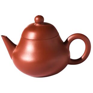潮州《思亭壶》手作朱泥壶红泥冲茶壶手拉工夫茶壶红泥小侧把壶