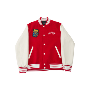 【吴奇隆同款】Ed Hardy埃德哈迪2025冬季男士棒球夹克衫E1RTM415