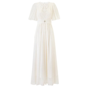 【奥莱】MAXRIENY静奢风连衣裙约会裙子领证小白裙茶歇裙