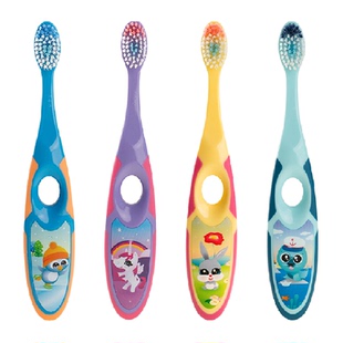 挪威jordan进口婴幼儿童宝宝乳牙清洁软毛护齿牙刷3-5岁-2段