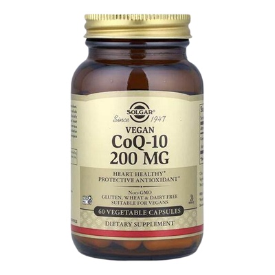 Solgar索尔加辅酶Q10呵护心脏健康支持心肌活力动力帮助心血管辅