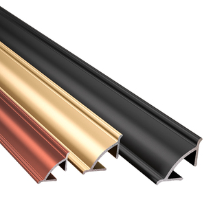 铝合金阴角条墙角明装走线槽三角不锈钢金属吊顶装饰条压边收边条