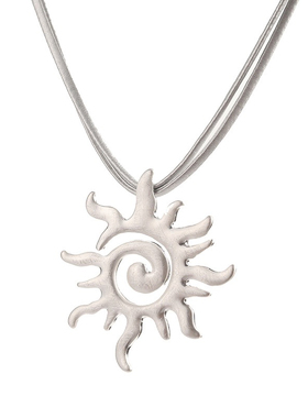 ins高级感银色未来感项链