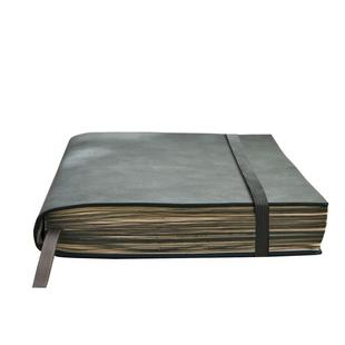 笔记本本子复古软皮商务办公工作记录日记本高级a5超厚大学生学习考研加厚简约手帐本精致定制可印LOGO记事本