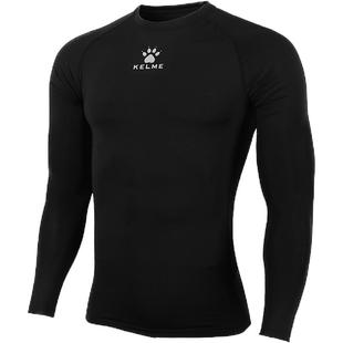 卡尔美足球紧身衣裤套装男儿童长袖篮球训练服秋冬加绒保暖打底衣