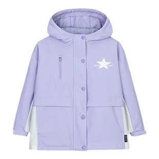 匡威儿童装女童棉服夹克2件套2025冬季新款中大童防风保暖外套厚