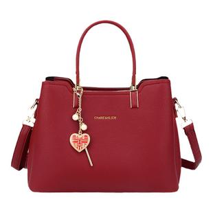 香港红色手提包结婚礼物包包新娘包女大气妈妈款喜婆婆大容量婚包