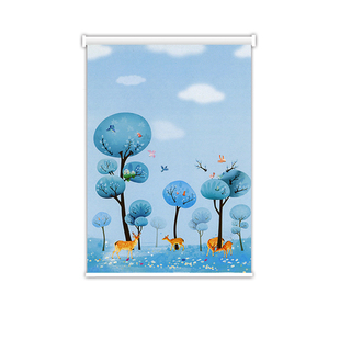 窗帘全遮光2025新款免打孔安装卧室卫生间卷帘卷拉式升降遮阳帘