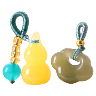 天然翡翠小滴溜配件diy串珠手链和田玉玉石玛瑙提溜手串吊坠配饰