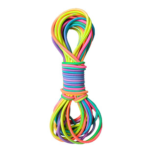 MenteCaro七彩跳皮筋小学生幼儿园专用橡皮筋跳绳怀旧高弹力耐用