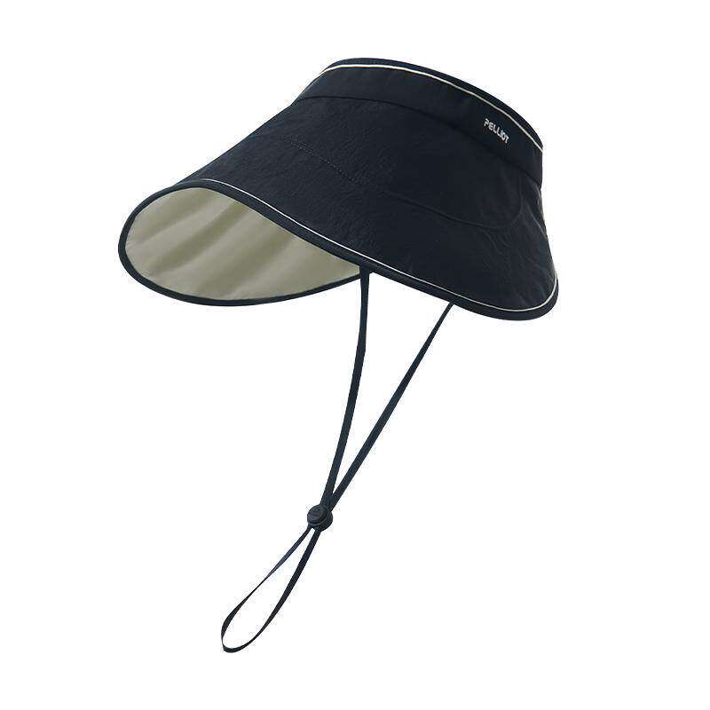 伯希和防晒帽防紫外线彩胶全脸遮阳帽