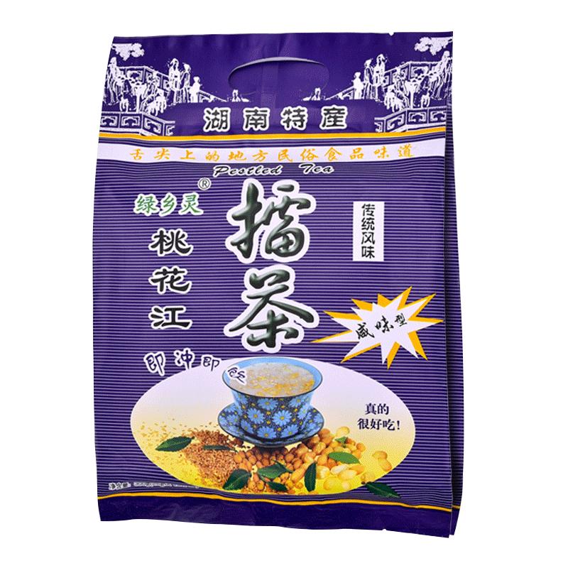 擂茶湖南安化咸味黄豆芝麻饮粉