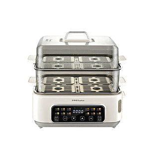 荣事达电蒸锅多功能家用蒸笼热菜蒸馒头包子一体锅大容量双层新款