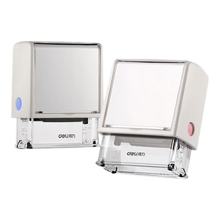 得力名字印章手写签名印章盖章定制个人姓名印章教师用签字章闲章自动按压式签名章姓名章回墨手签章签字章