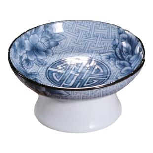 迷你陶瓷小果盘青花点心盘零食盘家用供盘坚果干果小碟子茶道配件