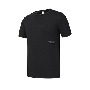 速干衣FILA斐乐针织短袖衫男2026春新款健身运动舒适干爽圆领T恤