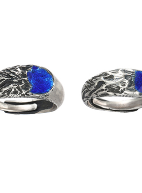 南风歌原创克莱因戒指纯银情侣