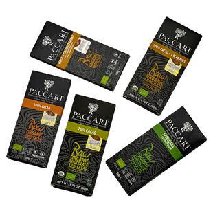 厄瓜多尔进口Pacari黑巧克力100%无糖排块零食RAW生可可健身代餐