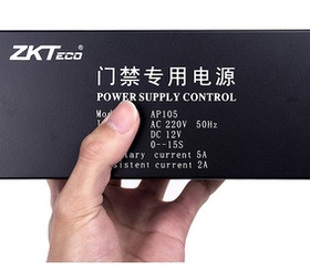 中控ZKT熵基门禁电源AP103/AP105 12V电源门禁控制器12V5A变压器