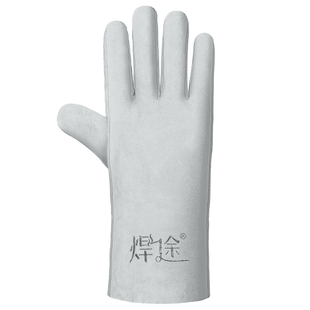 电焊手套牛皮耐高温焊工专用防烫柔软烧耐磨无缝焊接工作隔热二保