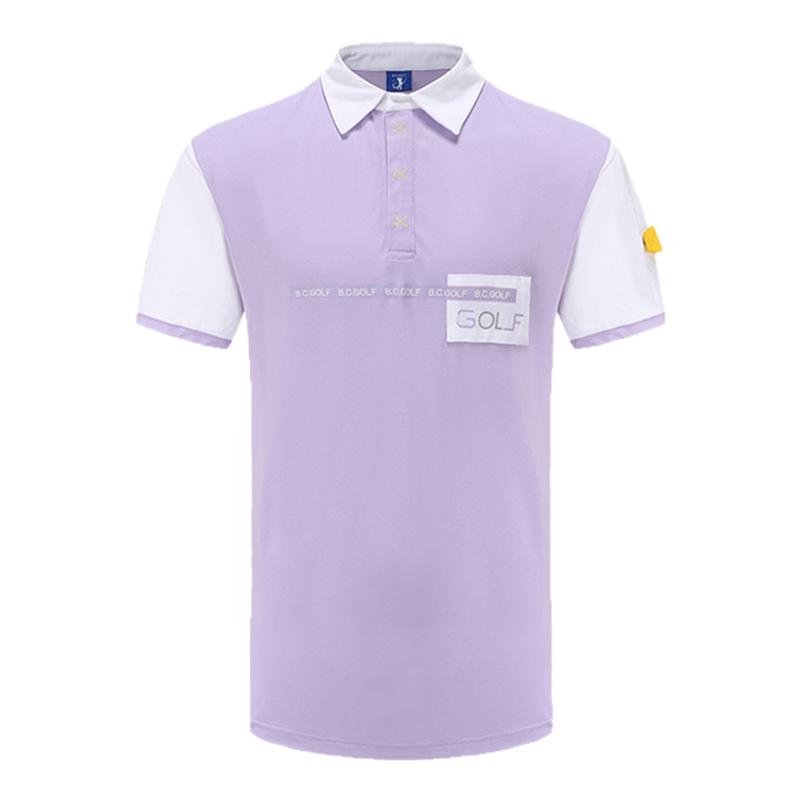 BCGOLF男款短袖T恤男式上衣POLO衫运动服装户外休闲高尔夫夏装