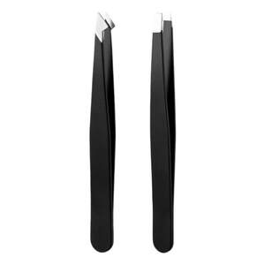 伊也优品企业店不锈钢镊子平口眉夹眉毛夹子拔腿毛扒胡子拔毛钳胡子神器工具学生