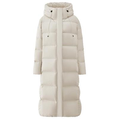 OCHIRLY欧时力连帽长款羽绒大衣