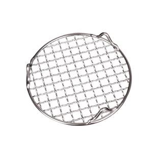 烤网圆形304不锈钢煮茶烤肉架子网冬天电陶炉专用带脚加粗烤网片