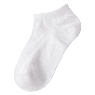 袜子儿童棉袜男童船袜男短袜薄款夏季纯色女童女3-12岁宝宝网眼袜