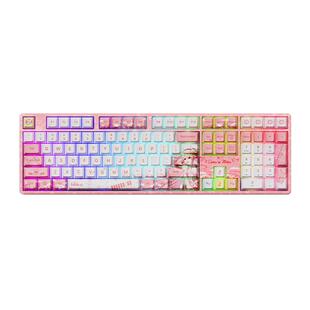 AKKO初音未来樱花未来联名机械键盘5108B三模RGB热插拔