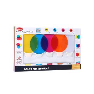 三原色彩色透光片教具幼儿园科学区儿童认知颜色混合实验过滤板片